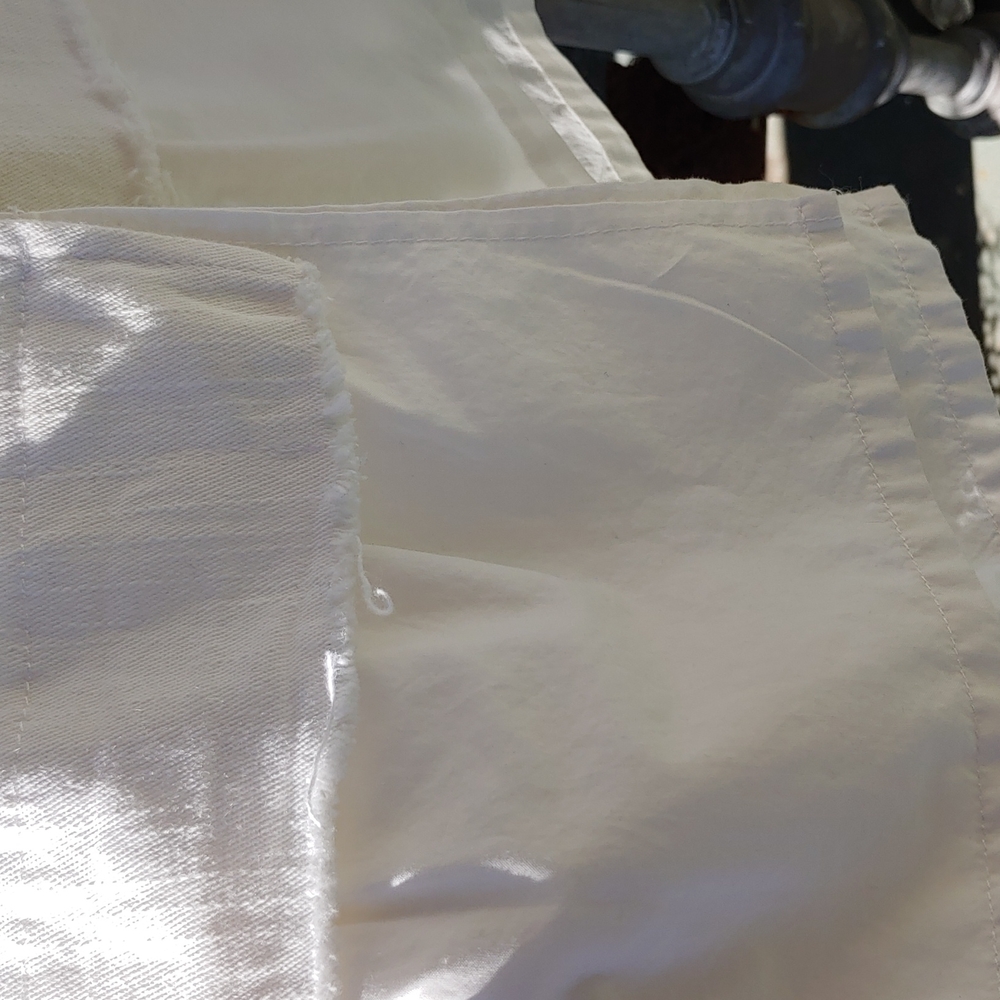 The Pyramid Collection white jean jacket - Picture 2 of 5